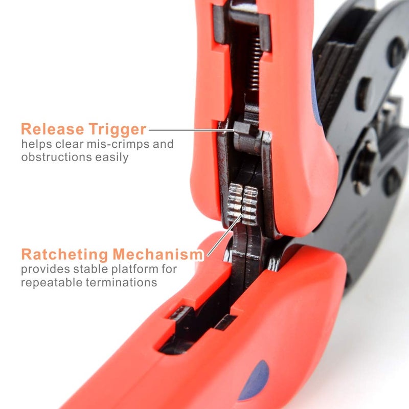 IWISS iCrimp Solar PV Cable Crimping Tool for IWS4 Solar Connectors, AWG14-10,2.5/4/6mm2, Solar Crimper - Image 3